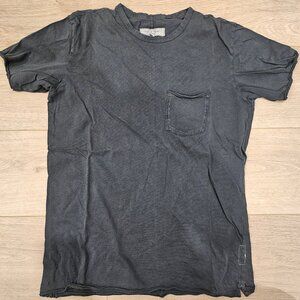 Rag & Bone Miles Principal Jersey Tee - Dark Grey - XS